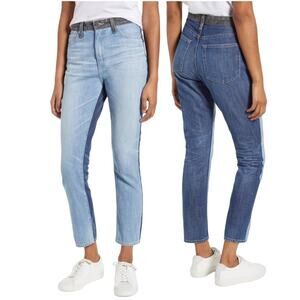 AG Adriano Goldschmeid jeans Sophia High Waist ankle slim straight leg size 25